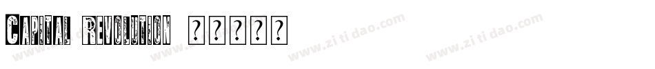 Capital Revolution字体转换